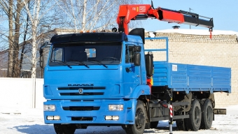Аренда манипулятора 7 тонн КАМАЗ-65117